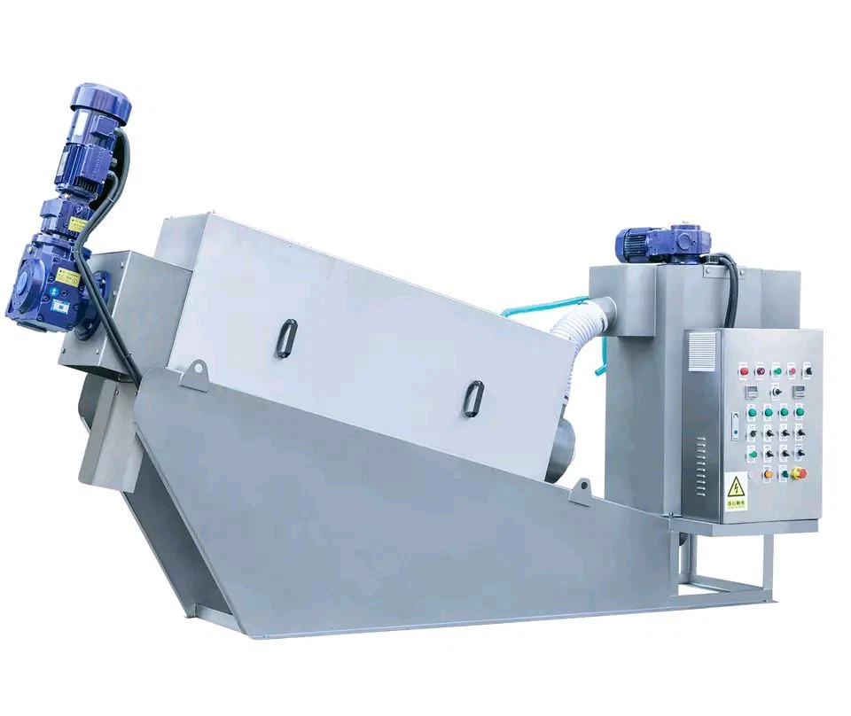 Vidalı Pres Çamur Susuzlaştırma Makinesi